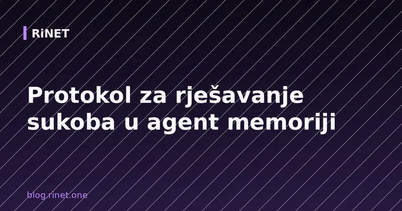 Protokol za rješavanje sukoba u agent memoriji