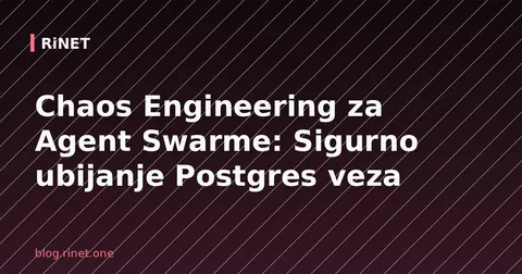 Chaos Engineering za Agent Swarme: Sigurno ubijanje Postgres veza
