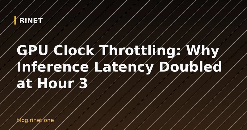 GPU Clock Throttling: Zašto se latencija udvostručila u 3. satu