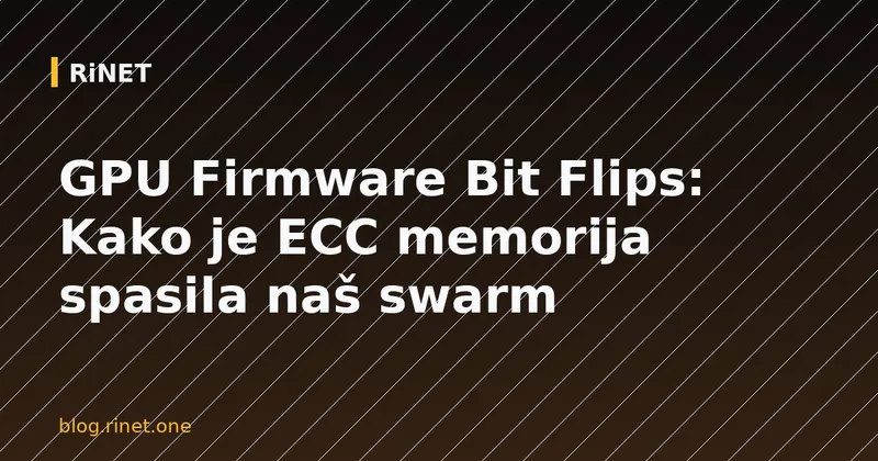 GPU Firmware Bit Flips: Kako je ECC memorija spasila naš swarm