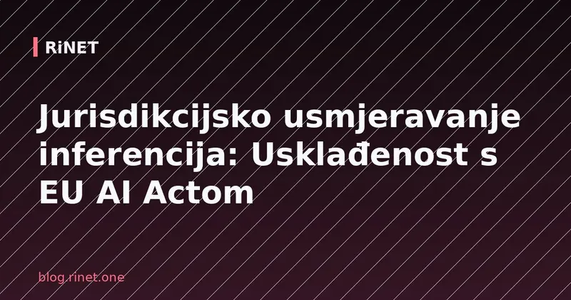 Jurisdikcijsko usmjeravanje inferencija: Usklađenost s EU AI Actom