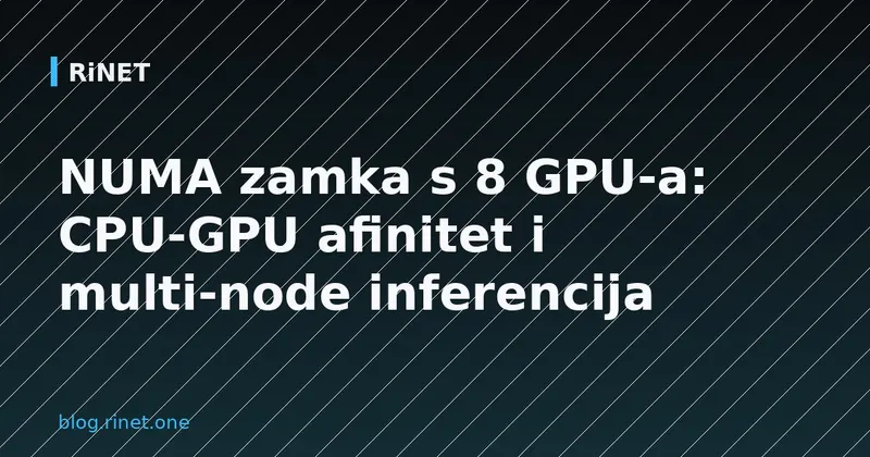 NUMA zamka s 8 GPU-a: CPU-GPU afinitet i multi-node inferencija