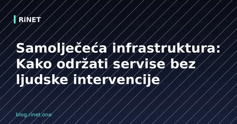 Samolječeća infrastruktura: Kako održati servise bez ljudske intervencije