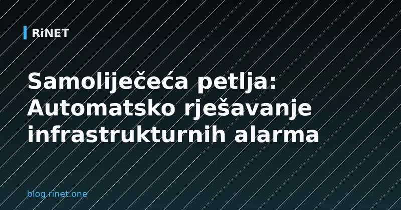 Samoliječeća petlja: Automatsko rješavanje infrastrukturnih alarma