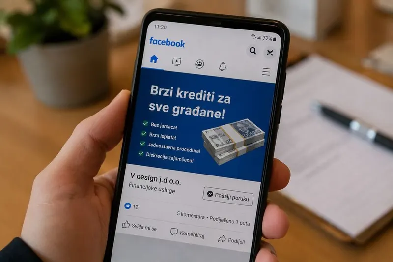 Lažni krediti na fejsu i naivnost koja košta